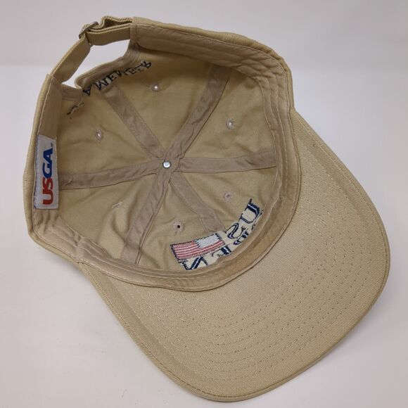 US Open 2005 Pinehurst No. 2 USGA Member Slideback Hat Tan OS Adjustable 6 Panel - Picture 6 of 8
